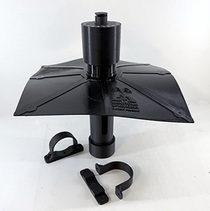 Standard Sprinkler Device Suitable for a flat to steply sided roof design